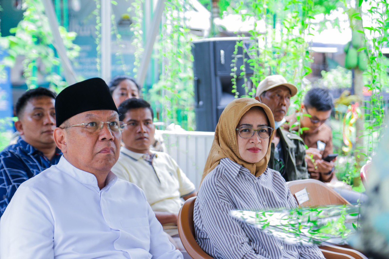 Tumbuhkan Minat Baca Benyamin Resmikan Taman Baca Masyarakat Perbas