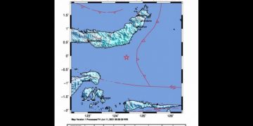 Gempa 5,8 M Guncang Sulut