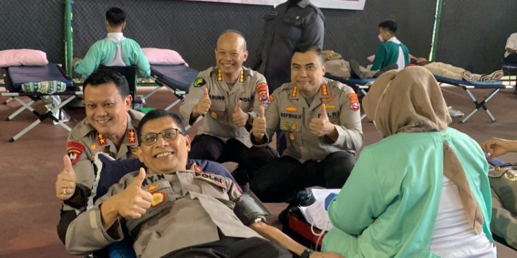 kegiatan donor darah polda banten