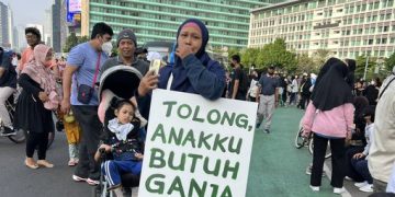 aksi ibu minta ganja medis