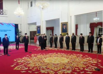 pelantikan menteri