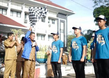 Dilepas Langsung Wali Kota, GSK Kota Serang Ikuti FORNAS VI Palembang