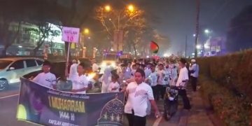 Obor Elektrik Ramaikan Tahun Baru Islam 1444 Hijriyah di Tangsel