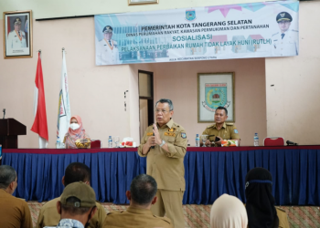 Buka Sosialisasi Perbaikan RUTLH, Benyamin: Tahun Ini 150 Rumah Tidak Layak Huni Diperbaiki