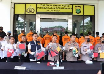Polres Tangsel Tangkap 11 Pelaku Curanmor Selama Juni-Juli, 5 Motor Disita