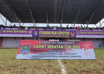 Peringati HUT Kemerdekaan RI ke-77, KOK dan Kecamatan Sepatan Gelar Sepakbola Camat Cup