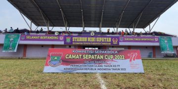 Peringati HUT Kemerdekaan RI ke-77, KOK dan Kecamatan Sepatan Gelar Sepakbola Camat Cup