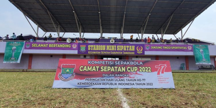 Peringati HUT Kemerdekaan RI ke-77, KOK dan Kecamatan Sepatan Gelar Sepakbola Camat Cup