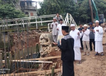 Pembangunan Proyek Turap Kali di PBI Dimulai, Warga Gelar Doa Bersama