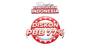 diskon pbb 77 %