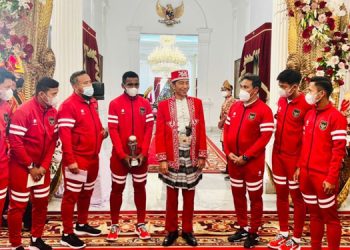 Temui Timnas U-16 di Istana Merdeka, Ini Pesan Presiden Jokowi