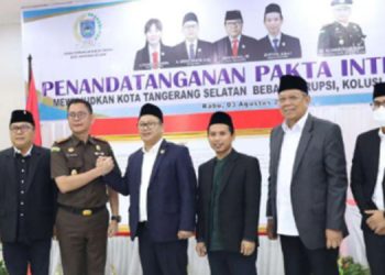 Hadiri Penandatanganan Pakta Integritas dengan DPRD, Kejari Tangsel Tekankan 4 Unsur Penting