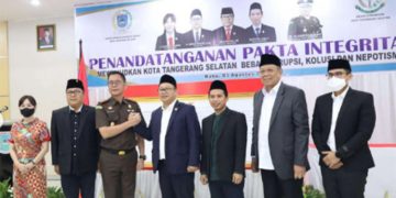 Hadiri Penandatanganan Pakta Integritas dengan DPRD, Kejari Tangsel Tekankan 4 Unsur Penting