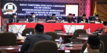 Gelar Rapat Paripurna, DPRD Kota Tangerang Ingatkan Semangat Gotong Royong