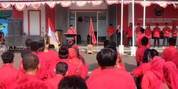 Peringati HUT Ke-77 RI, DPC PDIP Tangerang Selatan Gelar Upacara