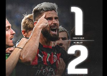 Bravo Milan, Sikat Sampdoria dengan 10 Pemain