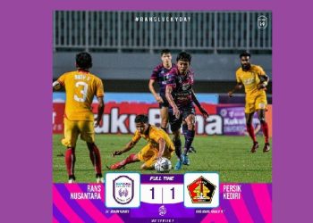 RANS Nusantara Berbagi Poin dengan Persik