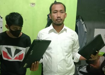 Polsek Cikande Berhasil Amankan Pelaku Pencurian Laptop di SD Al-Mudzakarroh