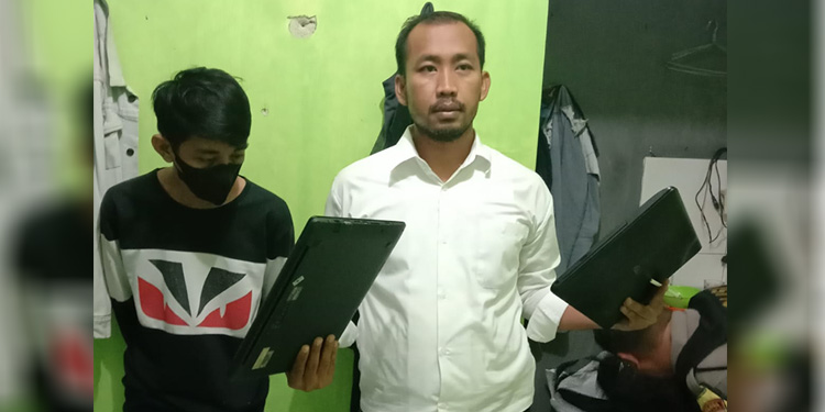Polsek Cikande Berhasil Amankan Pelaku Pencurian Laptop di SD Al-Mudzakarroh