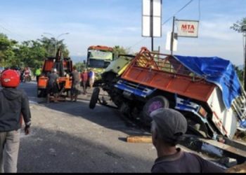 Truk Vs Motor di Salatiga, Tiga Orang Tewas di Tempat Perkara