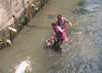 Geger, Warga Temukan Mayat di Kali Jagal Ciputat