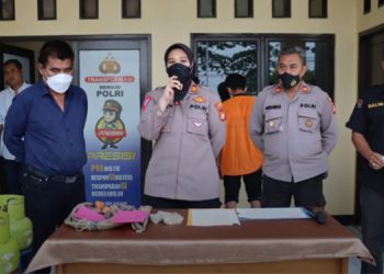 Polsek Cisauk Ungkap Penyalahgunaan Gas Bersubsidi, Puluhan Tabung Disita
