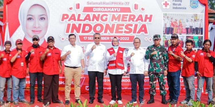 Hadiri HUT PMI, Benyamin: PMI Sangat Berjasa untuk Kemanusiaan