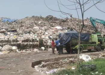 Imbas Demo Warga, Tumpukan Sampah TPA Cipeucang Tangsel Menggunung