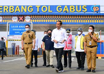 Pj Gubernur Banten Dampingi Presiden Jokowi Resmikan Jalan Tol Serpong – Balaraja Seksi 1A