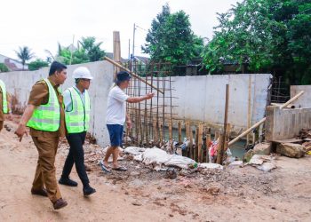 Tinjau Pembangunan Turap di Puri Bintaro, Begini Kata Pilar