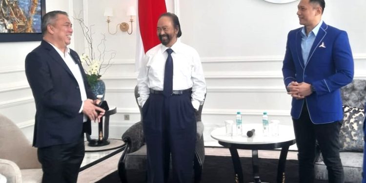 Kembali Bertemu Surya Paloh, AHY Ngaku Silaturahmi