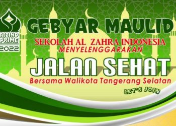 ALZIND PRIME Sekolah Al Zahra Indonesia Gelar Pawai Maulid dan Jalan Sehat Bersama Wali Kota Tangsel