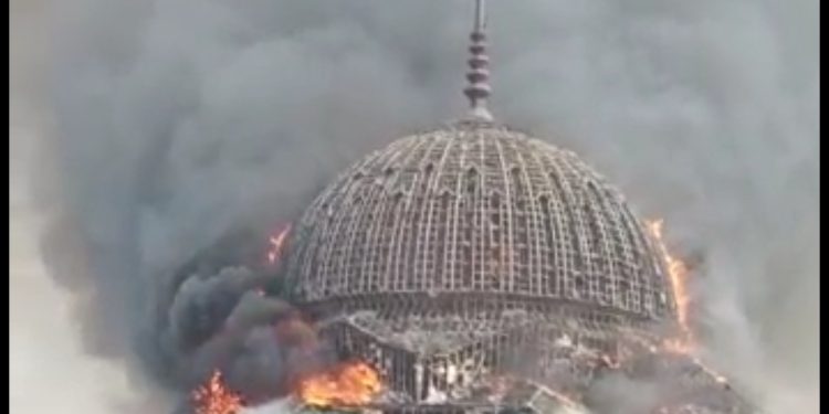 Manajemen Sebut Tidak Ada Korban Jiwa di Kebakaran Kubah Masjid Jakarta Islamic Center
