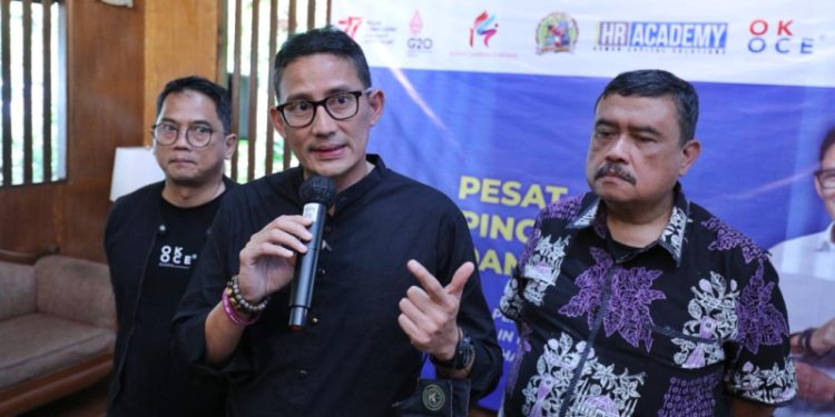 Sandiaga Beri Tips Bagi UMKM Banten Bersama OK OCE & HR Academy