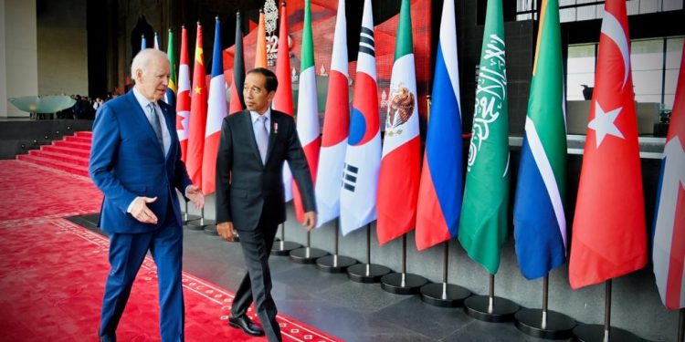 Presiden Jokowi Lakukan Pertemuan Bilateral dengan Presiden AS Joe Biden