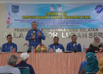 Sosialisasi Kampung ‘Bersinar’, Benyamin : Upaya Pemkot Tangsel Berantas Narkoba