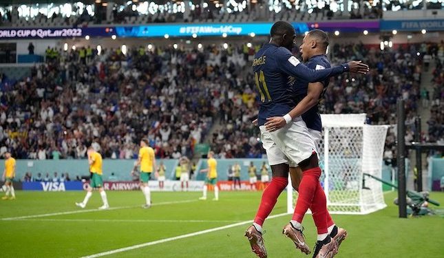 Prancis Sikat Australia 4-1