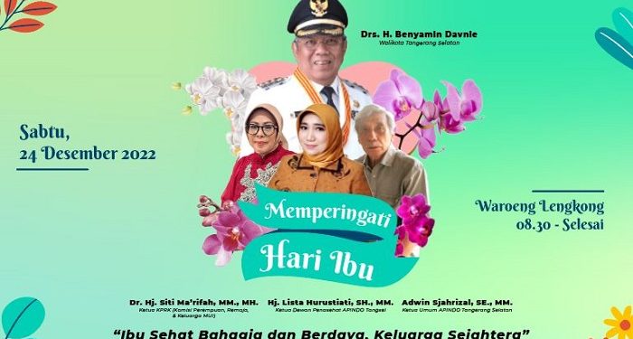 Besok, 14 Perempuan Tangguh Tangsel Terima Penghargaan di Hari Ibu