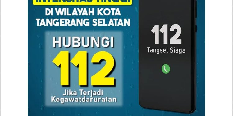 Masyarakat Tangsel, Jika Alami Kegawatdaruratan Hubungi 112 Tangsel Siaga