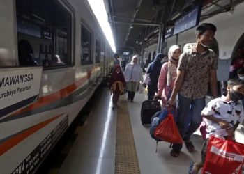 Natal 2022, Stasiun Pasar Senen Dipadati Penumpang Jumlahnya Capai Belasan Ribu