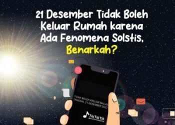 Heboh Imbauan Isu Tak Boleh Keluar Rumah pada 21 Desember, Ini Kata BRIN