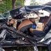 Brak! Mobil Pribadi Hantam Pohon dan Truk Tronton, Lima Penumpang Tewas