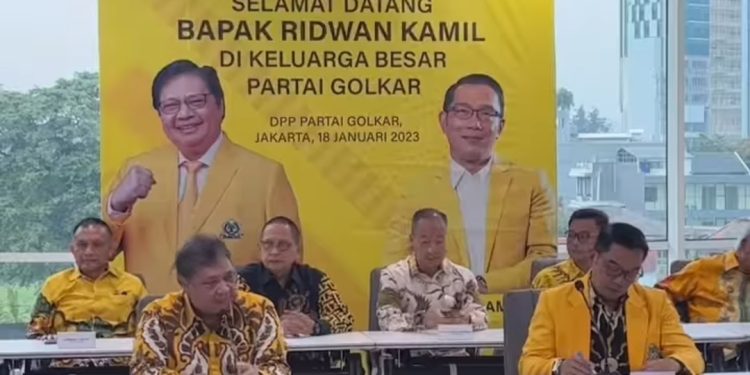 Silahkan Disimak, Ini Alasan Ridwan Kamil Bergabung ke Partai Golkar
