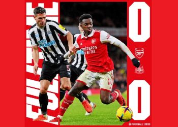 Hasil Pertandingan Premier League: Newcastle United Imbangi Arsenal
