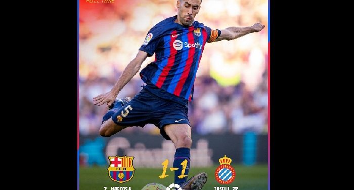Hasil Pertandingan LaLiga: Barcelona Imbang, Sociedad Menang