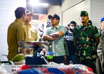 Pilar Saga Ichsan Pimpin Penertiban Pasar Ciputat