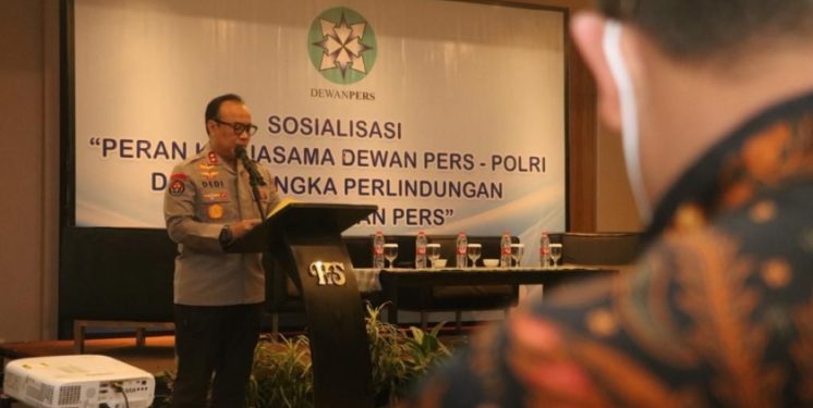 Polri dan Dewan Pers Sosialisasi Perlindungan Kemerdekaan Pers