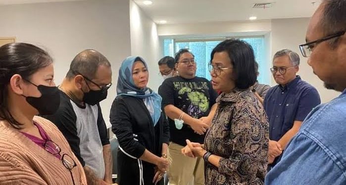 Kesehatan Terus Membaik, David Dijenguk Sri Mulyani