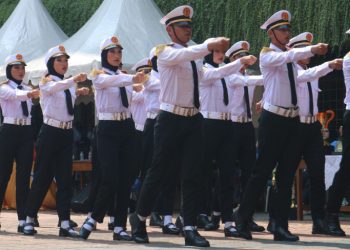 Keren, Tim Paskibra SMAN 6 Tangsel Sabet Juara Caraka LBB Skynation 2023