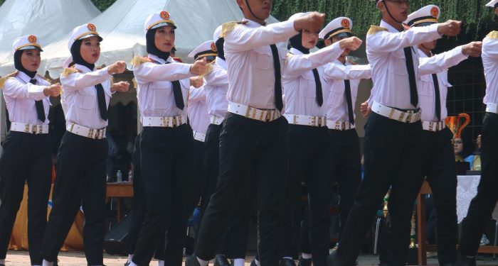 Keren, Tim Paskibra SMAN 6 Tangsel Sabet Juara Caraka LBB Skynation 2023